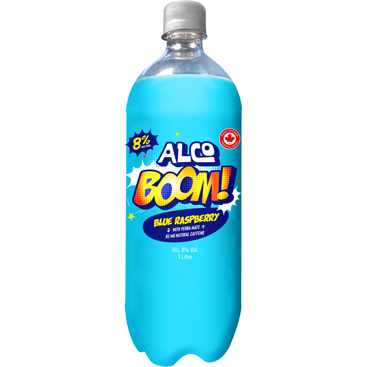 AlcoBoom Blue Raspberry - 1L BOTTLE - Farmery Estate Brewing Company Inc.-