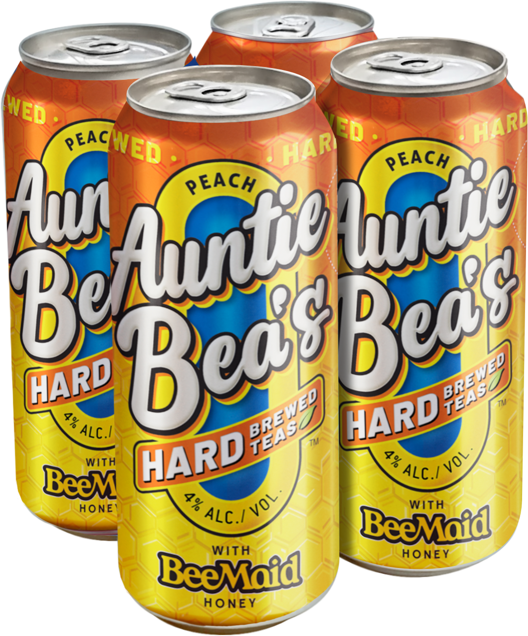 Auntie Bea's HARD 473ml PEACH