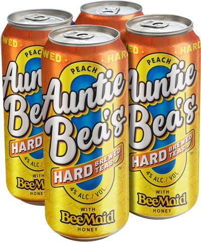 Auntie Bea's HARD 473ml PEACH