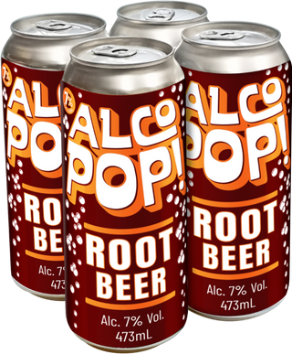 AlcoPop 473ml CAN - Root Beer