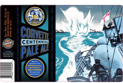 CENTENNIAL CORVETTE PALE ALE - Farmery Estate Brewing Company Inc.-Core Beers