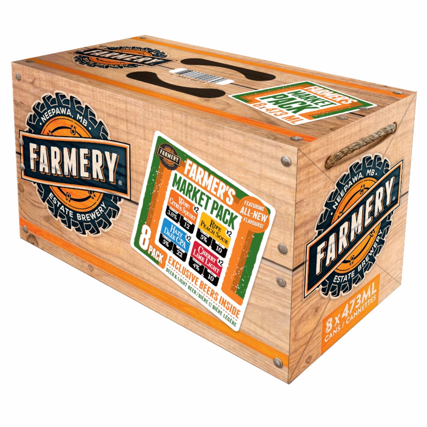 Farmers Market Pack 8x473ml - Farmery Estate Brewing Company Inc.-Variety Pack