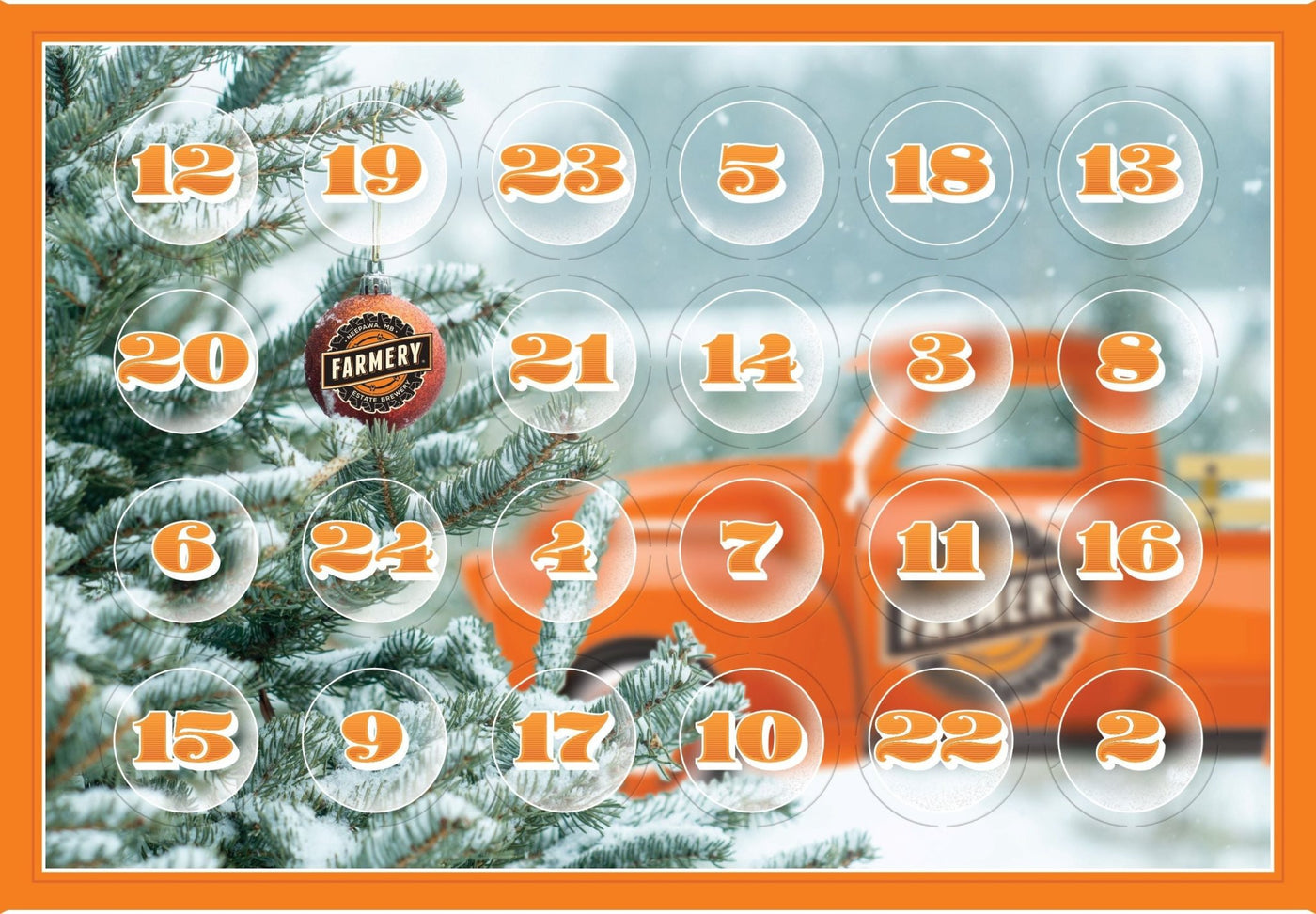 Farmery Beer Advent Calendar 2023 (24 x 473ml) - Farmery Estate Brewing Company Inc.-Beer