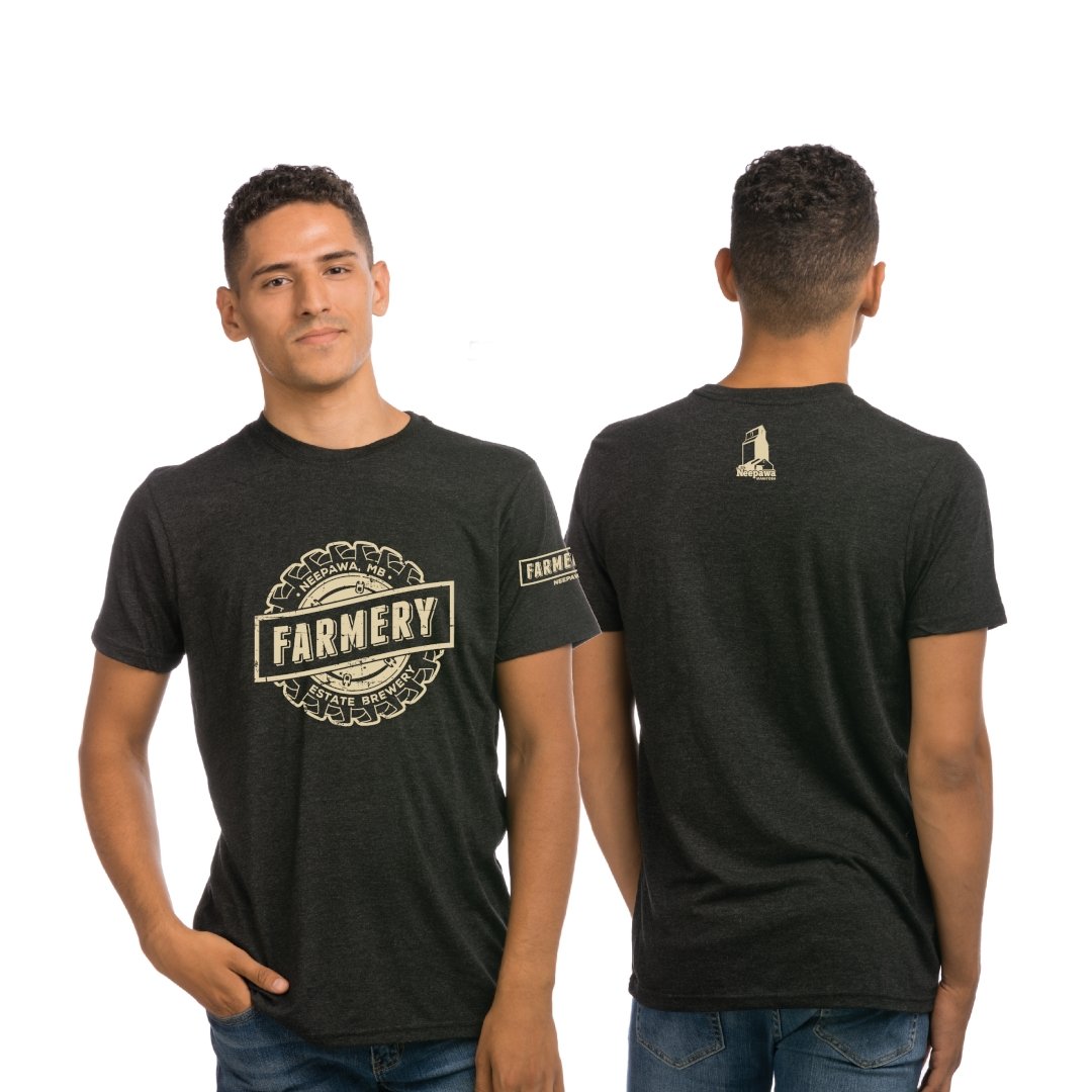 Unisex Black T-Shirt - Farmery Estate Brewing Company Inc.-T-Shirts