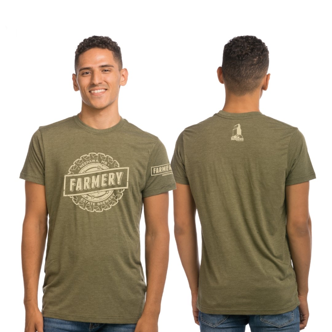 Unisex Military T-Shirt - Farmery Estate Brewing Company Inc.-T-Shirts